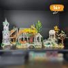 Special Offer 6167PCS Compatible 10316 Green Valley Shape Scene Building Blocks Christmas Gifts For Adults  Friends