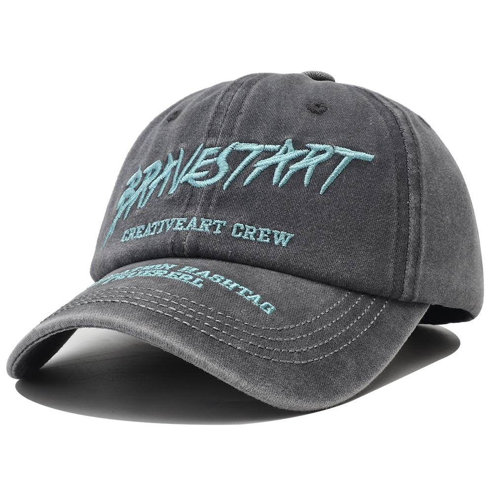 

New Black Green Washed Cotton Baseball Caps For Men Women Streetwear Snapback Hip Hop Cap Vintage Dad Hats Gorras Para Hombres Adjustable