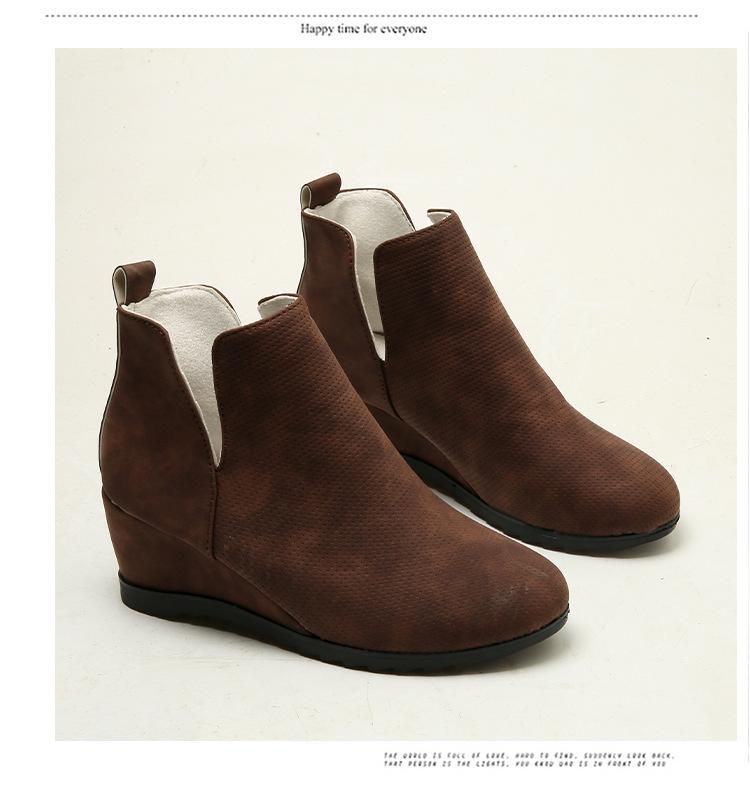 Nouvelles bottes d'automne et d'hiver pour femmes grande taille bottines décontractées bottes pour femmes bottines