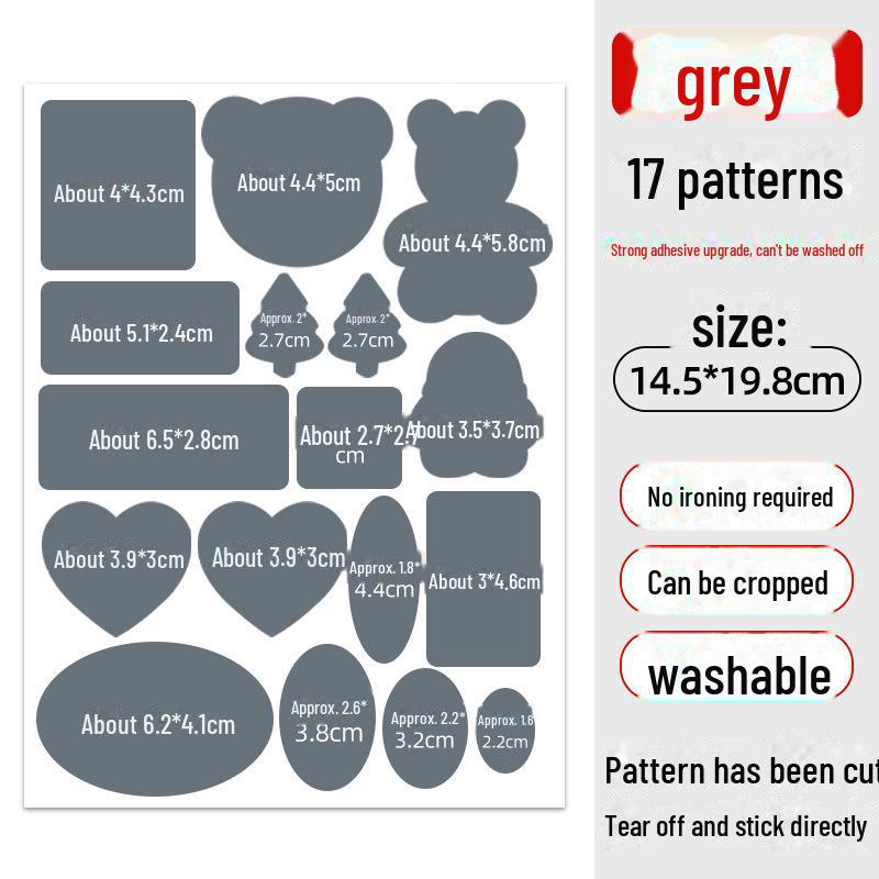 High-End Washable Self-Adhesive Down Jacket Repair Patch