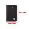 W152For Volkswagen VW GTI Golf Polo Passat Tiguan RLine R Magotan Touareg Jetta CC Car Styling ID Card Organizer Storage Bag Wallet