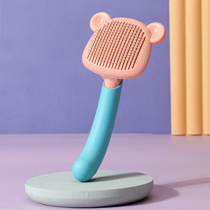 Small Flower Meow Cat Needle Comb Dog Hair Removal Massage Comb Pet Cleaning Beauty Bath Brush Supplies