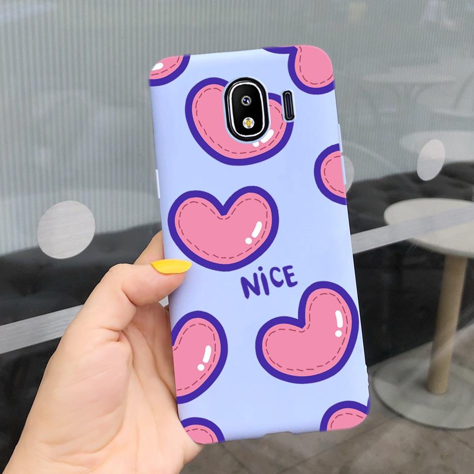 For Samsung Galaxy J4 J6 2018 EU Case SM-J400F J600F Lovely Cartoon Protective Skin Cover For Samsung J4 2018 J 4 J 6 Soft Coque