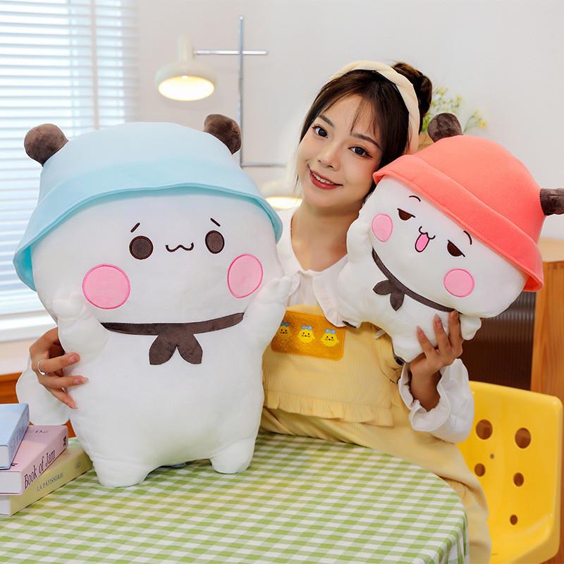 Yier Cartoon Cute Panda Plush Toys Stuffed With Pp Cotton Children Gift Dolls