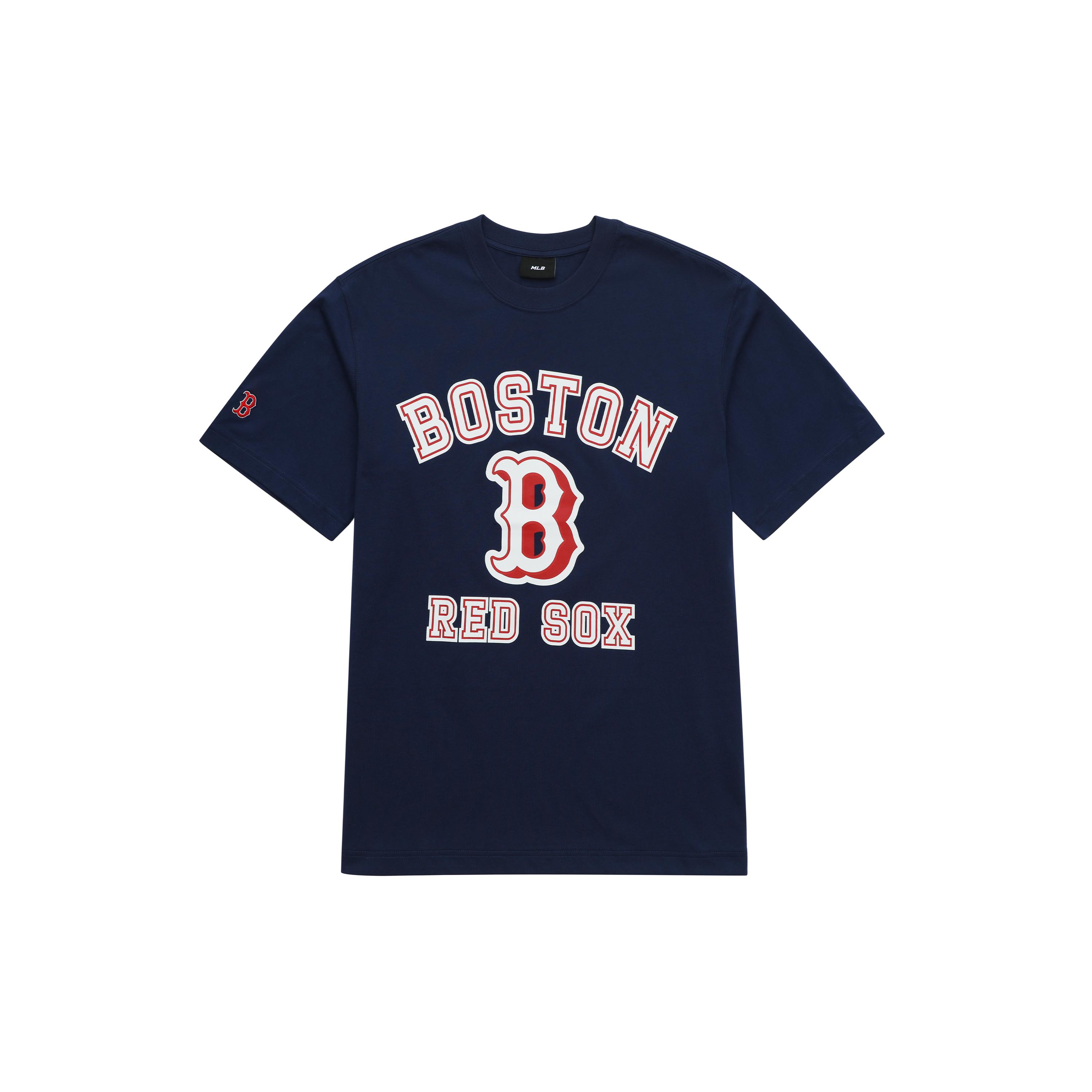 MLB Set-in Sleeve T-Shirt Unisex Navy Blue 3ATSV0233-43NYS XL