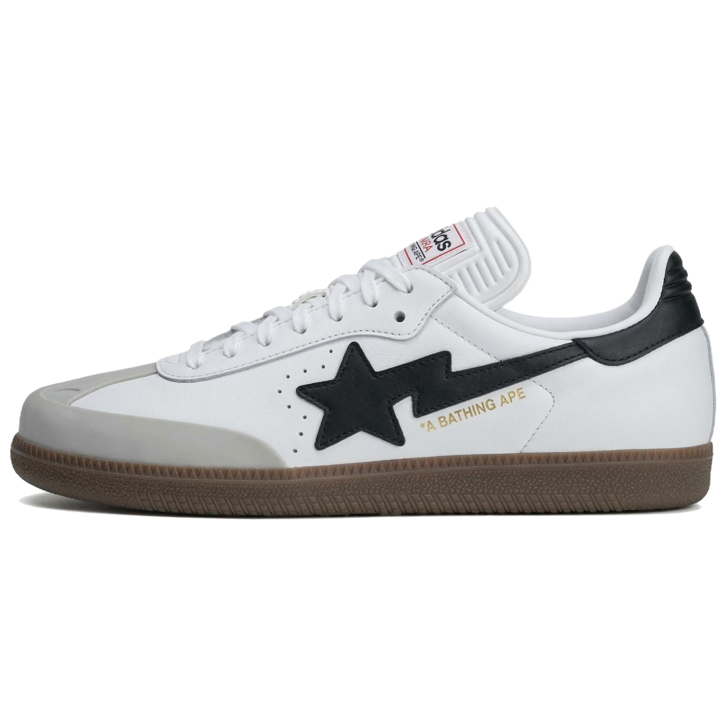 Samba Bape x Samba Adidas Originals  White Black Gum  JR9245 40