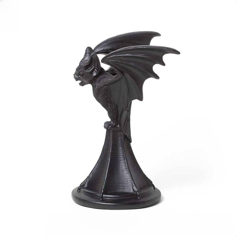 Suporte de Vela Morcego de Halloween Arte em Resina Gótica Decoração de Casa Perfeito Para Decorações Assustadoras