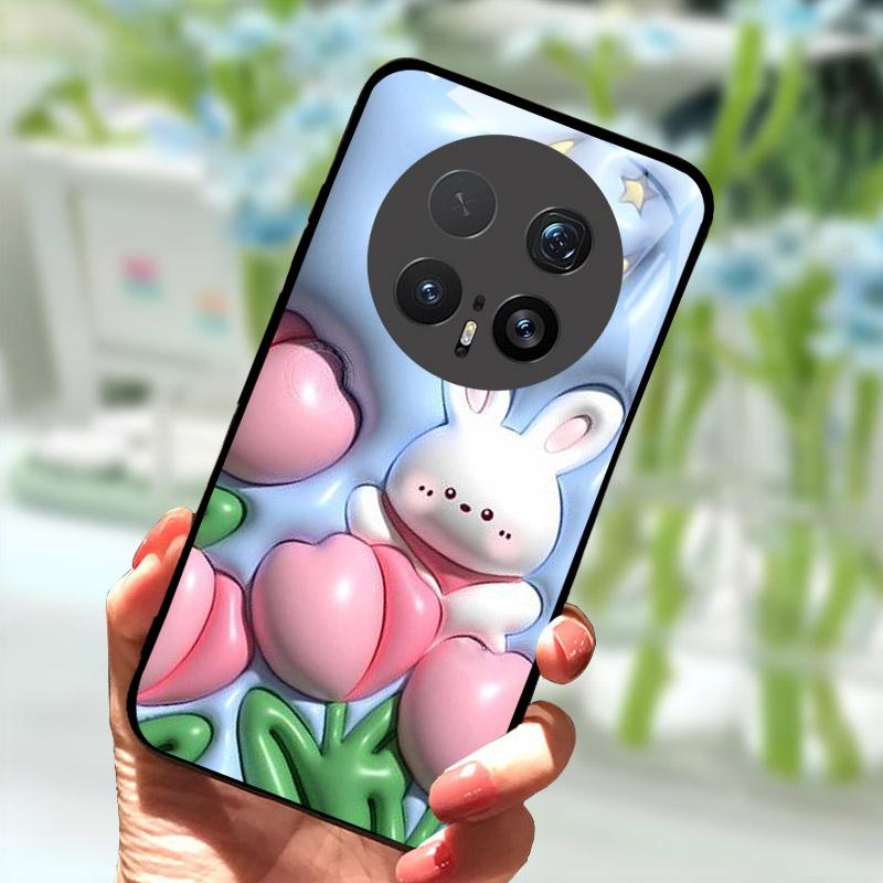 Case For Honor Magic 8 Pro 7 7Pro 6 Lite 5G Luxury Tempered Glass Back Cover For Magic7 6Pro Stylish Shell Bumper Magic8Pro Capa
