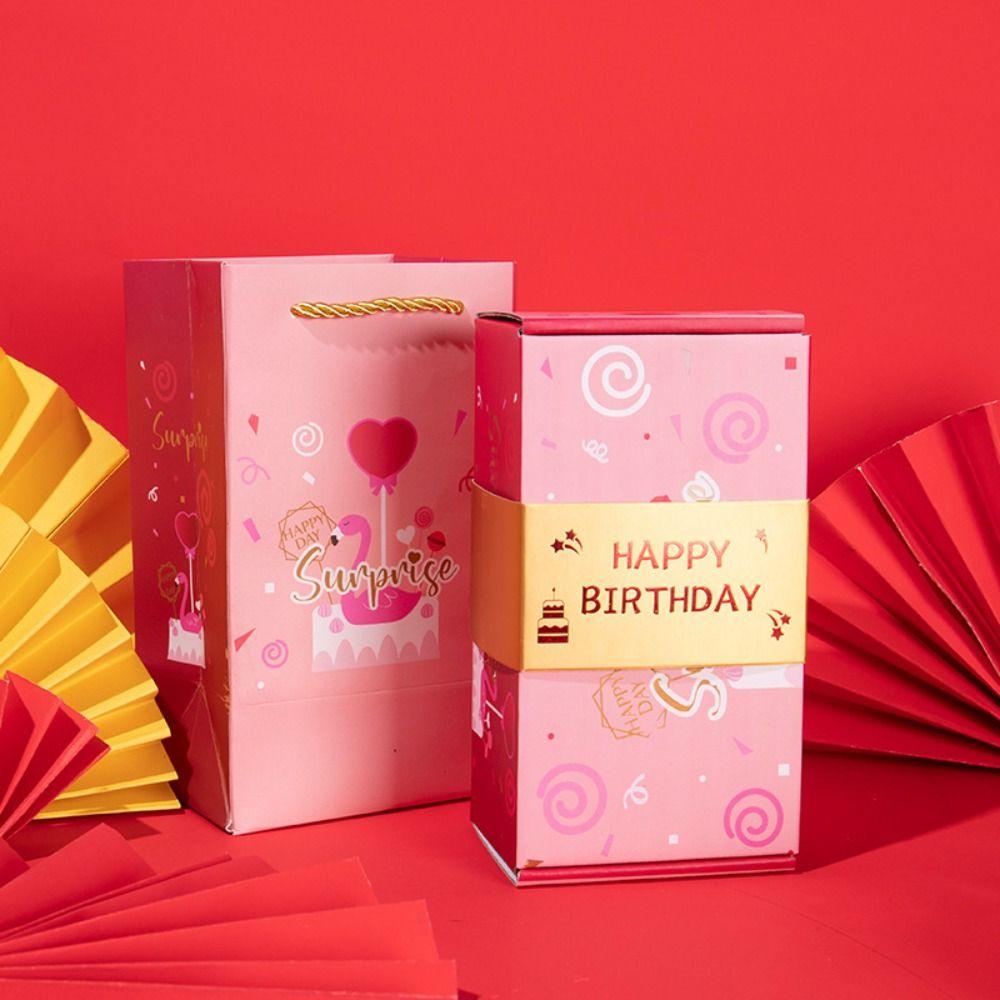 Pop Up Surprise Surprise Bounce Box Luxury Money Box Cash Explosion Gift Box  Valentine