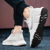 Men's High Quality Breathable Wear Sneakers Men's Shoes Light Popcorn Sole Cushioned Casual Large Size Running Shoes Board Shoes