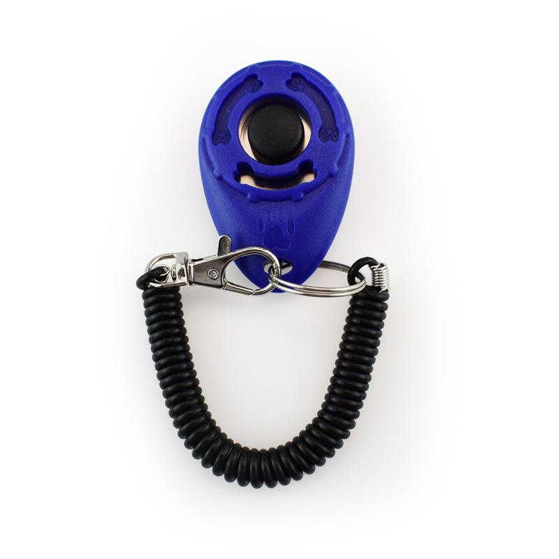 1Pcs Adjustable Wrist Strap Sound Plastic Pet Cat Click Trainer Key Chain Dog Training Clicker Aid Repeller Dog Supplies