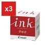 Pilot Fountain Pen Ink, Red, 30ml, INK30R