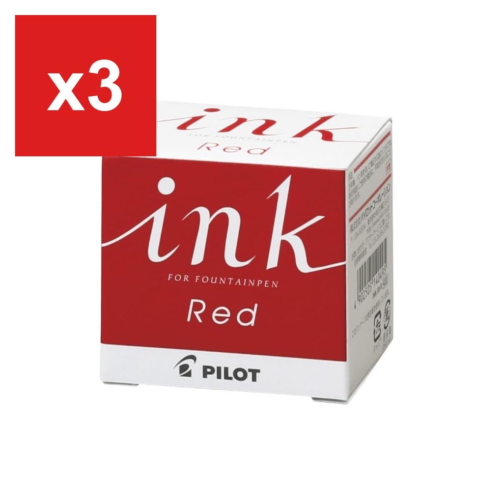 Pilot Fountain Pen Ink, Red, 30ml, INK30R