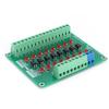 Module d'Isolation Optique Fréquence de Commutation Limite 20KHZ 12V vers 3.3V Optocoupleur 8 Canaux Carte Convertisseur de Signal PLC