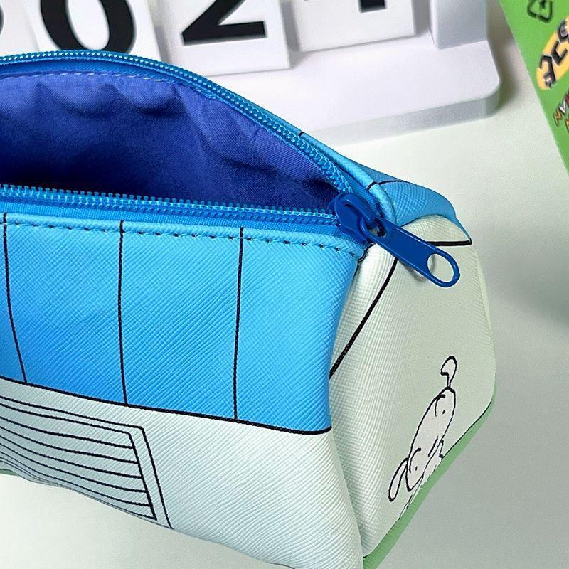Kawaii Crayon Shin-Chan Pencil Case Large Capacity Pencil Bag Cute Anime Stationery Storage Pouch Multifunctional Cosmetic Bag