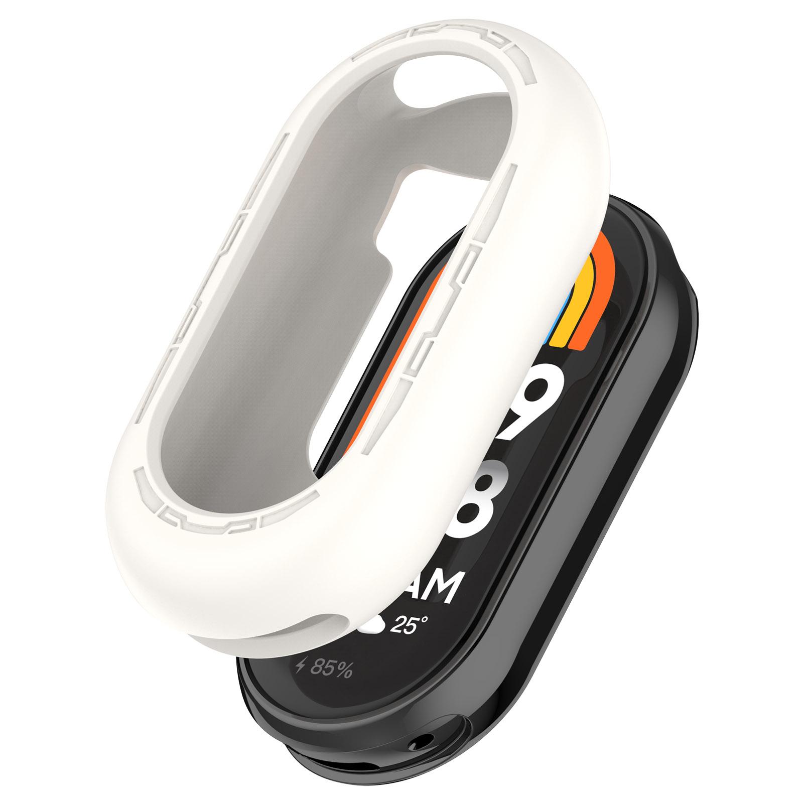 

For Xiaomi Smart Band 10/10 NFC/10 Ceramic/9/9 NFC/8/8 NFC/8 Ceramic Silicone Cover Watch Frame Case Cover Edge Protector D