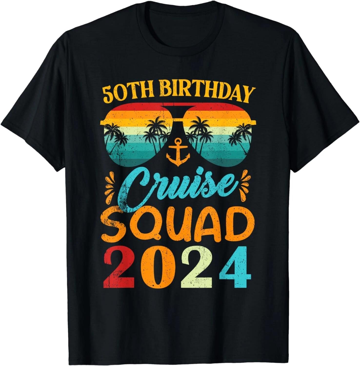2024 50th Cruise Squad Family Gifts Unisex T-Shirt S