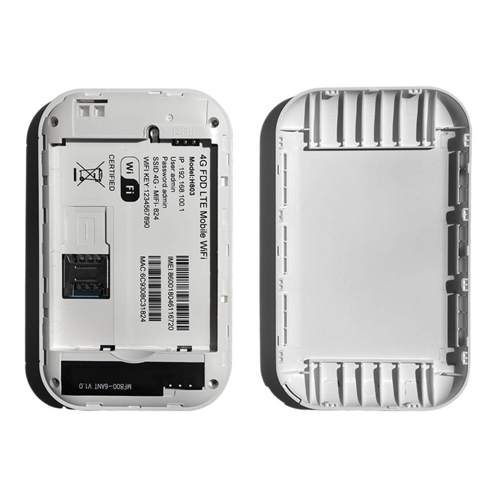 A# 4G LTE Mobile WiFi Router 150Mbps 3650mAh Pocket Wireless Hotspot for Car Tra
