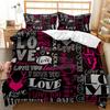 Urban Trend Duvet Cover Set London Canvas Shoes For Kids Teens Twin Bedding Set Double Queen King Size Polyester Quilt Cover