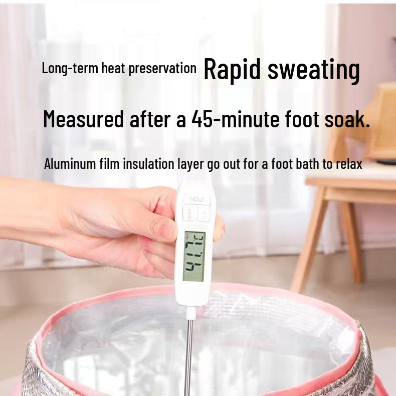 Foldable Portable Foot Soak Basin with Constant Temperature Feature