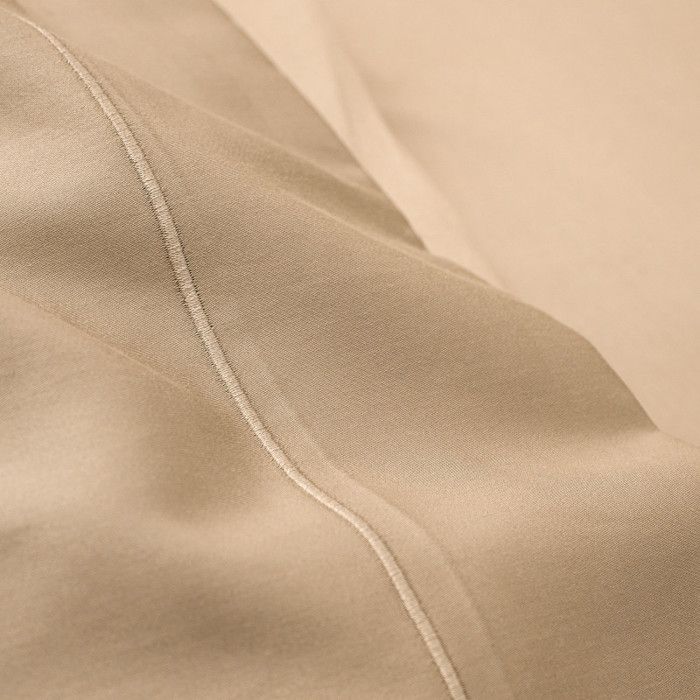 Drap plat percale de coton peigné "Julian" toutes dimensions Coton Pur - Julian Lin - 180 x 290 cm pour lit 1 place
