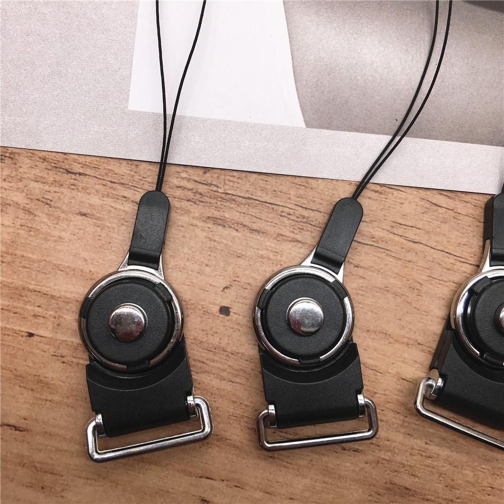 

5pcs/lot Lanyard Accessories 2 in 1 detachable Rope Keychains Hooks mobile phone straps Accessories