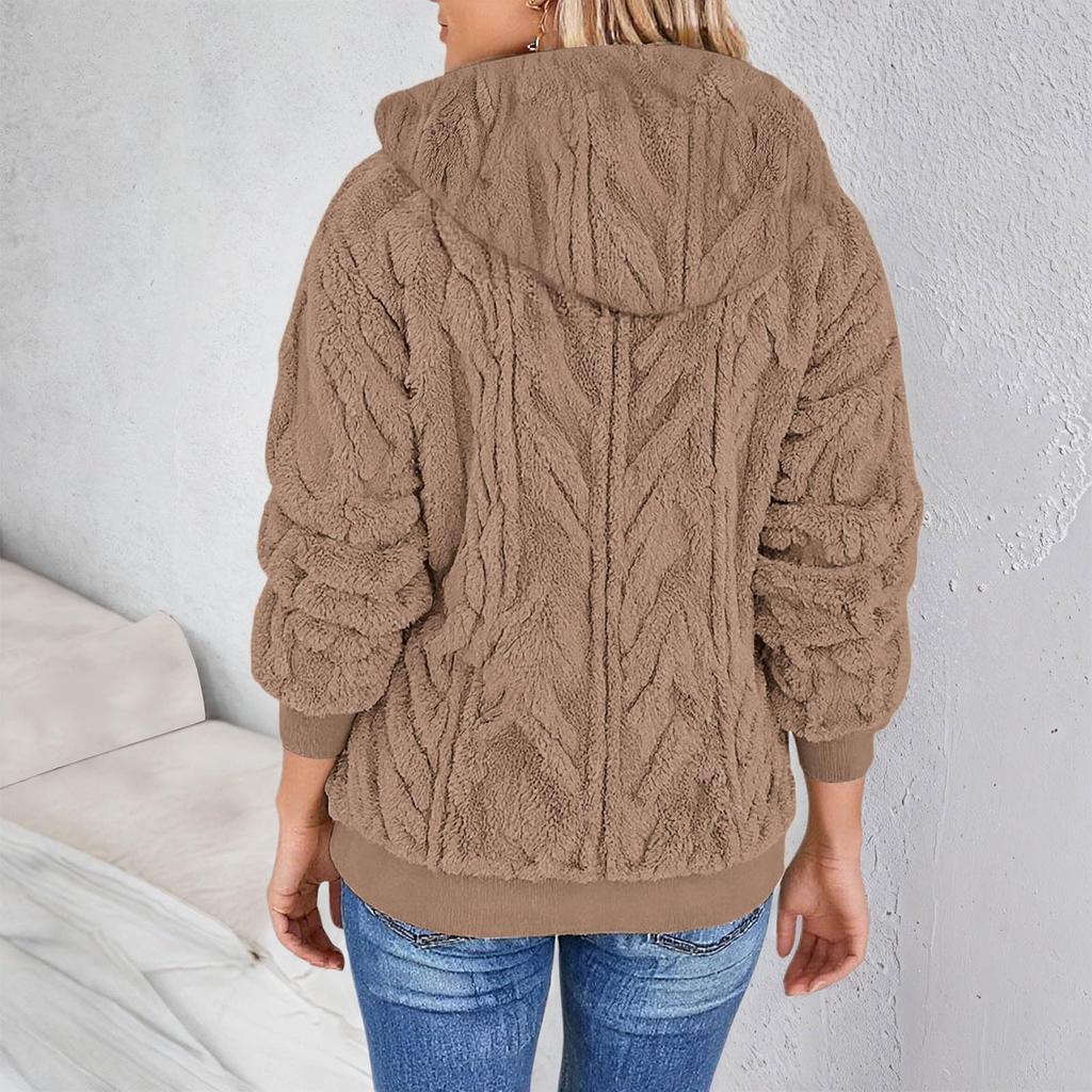 Plaid Fleece Vest For Women Hooded Fall Winter Fuzzy Thermal Warm Sleeveless Jacket Trendy Outwear