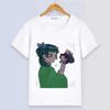 Anime The Apothecary Diaries Summer Short Sleeve Cartoon Print White Modal Women And Men Comfortable T-Shirt