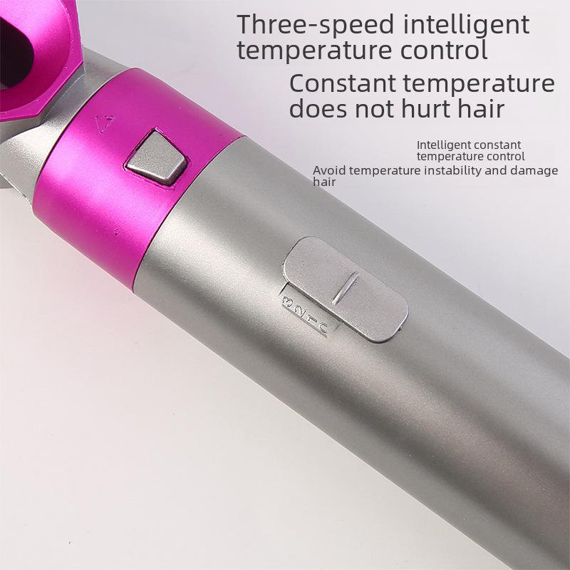 5-in-1 Hot Air Comb: Automatic Curler & Straightener, Constant Temperature, Hair-Safe Styling Comb, Powerful Hair Dryer