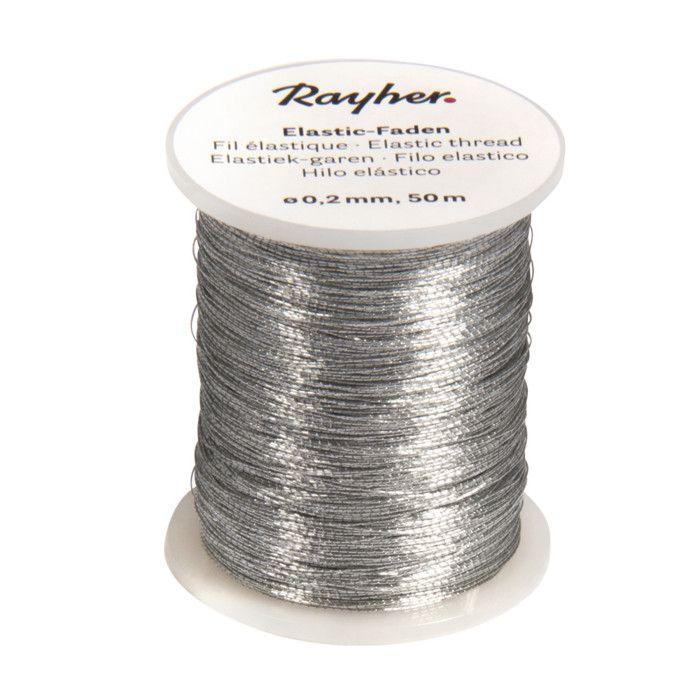 Fil Argenté 0,2 mm Bobine 50 m