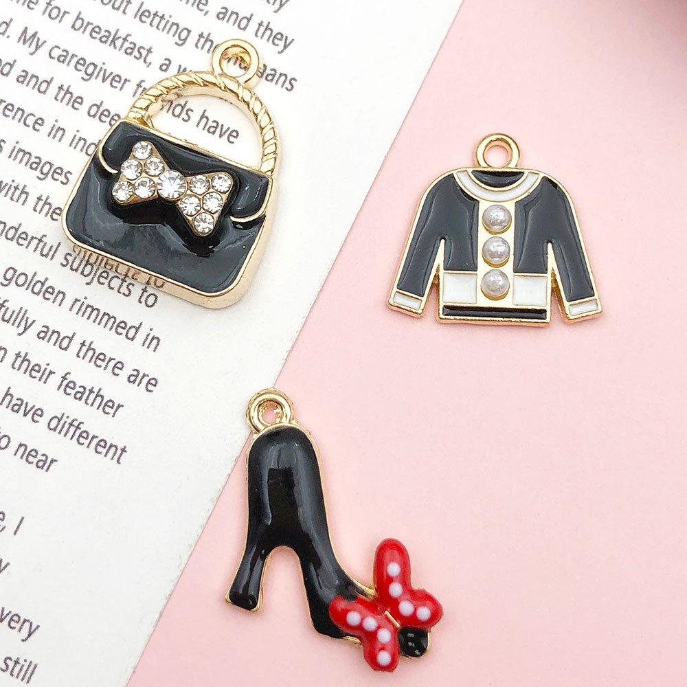 Five-Pointed Star Rhinestone Pearl Resin Hairpin DIY Accessory
