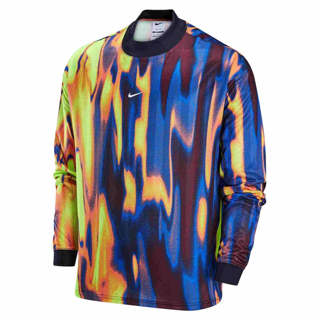 Nike Dri-Fit Outdoor Casual Crew Neck Long Sleeve Football Shirt Men tops Light-Mango-Yellow Bright-Burgundy Wolf-Grey FZ0561-643