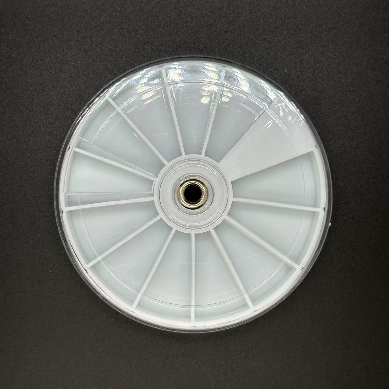 Nail Art Rhinestone Storage Box with 12 Grids, 8cm