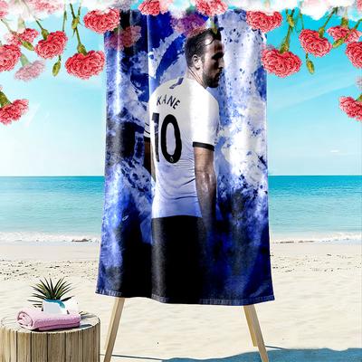 Harry Kane Icon Beach Towel, Large Soft Quick Dry Towel for Beach Camping Swimming
