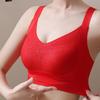 Gypsophila Lifting Seamless Gathered Side Plus Size Underwear Soft Support Adjustment Sexy Lace Bra
