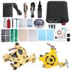 Coil Tattoo Machine Kit Clip Foot Pedal Tattoo Grip Needle Clip Cord Beginner Tattoo Tool Set