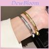 18 Karat Vergoldetes Zirkon Kreisarmband Für Damen Eleganter Luxusschmuck