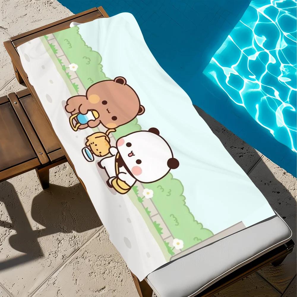 

DUDU BUBU Kawaii Towel Pool Beach Towel Portable Quick Fast Dry Sand Outdoor Travel Swim Blanket Thin Mat Bath Towel W30*H60(CM)