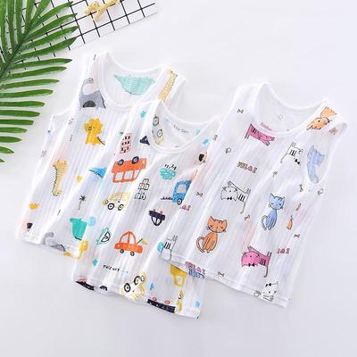 Breathable Cotton Sleeveless Vest for Boys & Girls