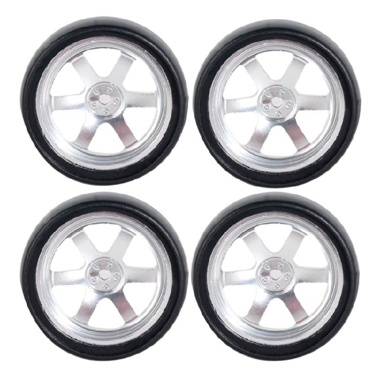 High Performances Remote Control Drift Car Tires 1/18 Wheel Tyre with Metal Hubs For Racing Experience Improvement