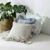Pillow covers for couch Pillow cover HomeDecor Sofa Chair Ruffle Pillow cover cotton Solid color 45cm