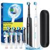Electric Toothbrush Rotary Cleaning Teeth Brush 5 Modes Electronic Tooth Brush With Timer Rechargeable Whitening Toothbrush