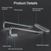 Laptop Stand for Desk, Metal Computer Riser, Heavy Stable PC Holder, Ergonomic Laptops Elevator for 12 To 17.3 Inches Notebook Computer