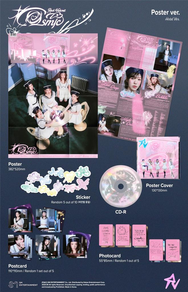 Red Velvet [Cosmic (Poster Ver.)] (Korean Edition)