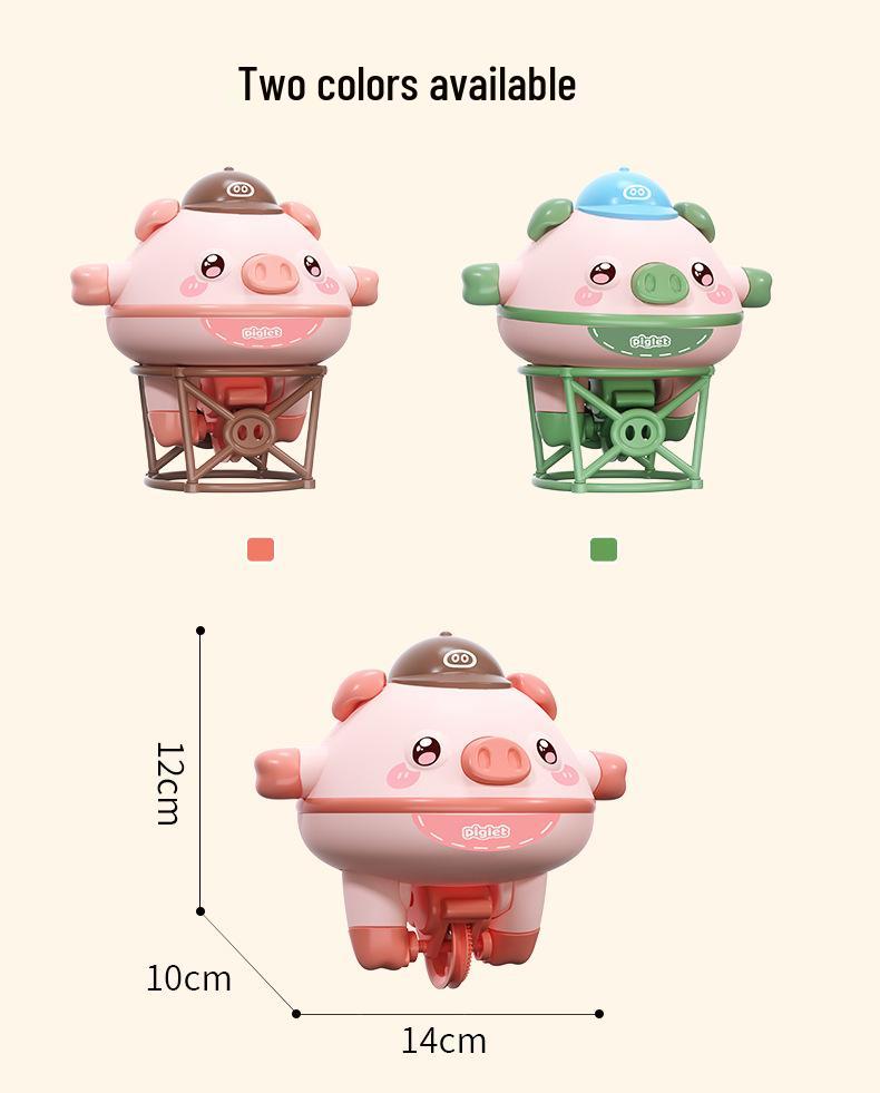 Kids' Balance Pig: Electric Roly-Poly Unicycle & Educational Spinning Top
