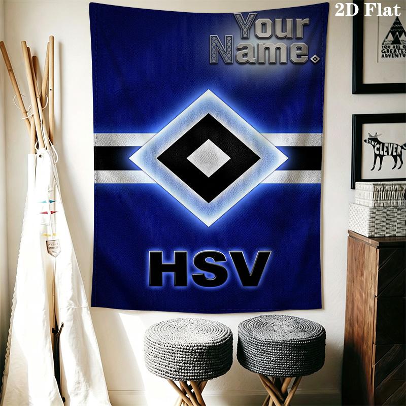 Name Custom Hsv Bilder Logo Wall Tapestry Aesthetic Wall Hanging Printed Fabric Blanket Decorative Tapestries for Bedroom Living Room Home Decor