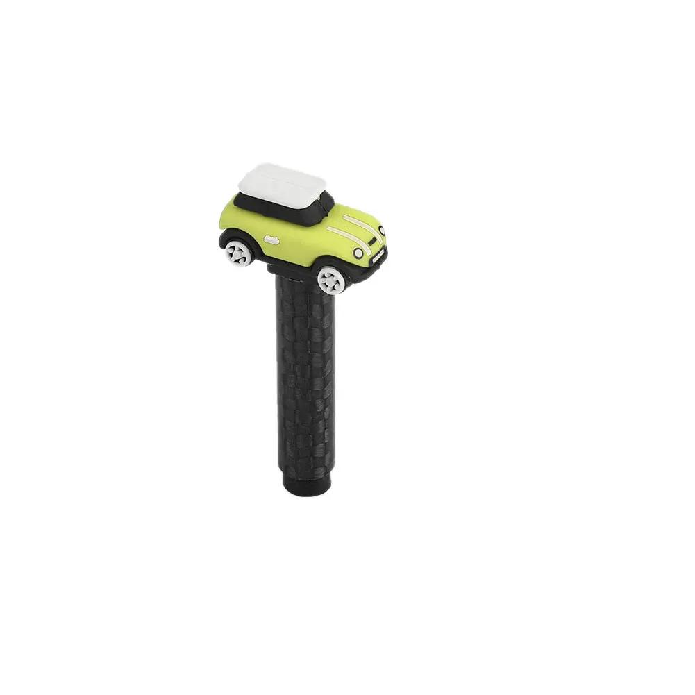 2Pcs Car Door Pin Decorative with Silicone Car-shaped Interior Accessories for BMW Mini Cooper Countryman Clubman F55 F54 F56