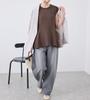 ROPE PICNIC Peplum Knit Pullover Chairosub Women's (Machine Washable, Anti-Pilling) GDM15240, (Size 22)