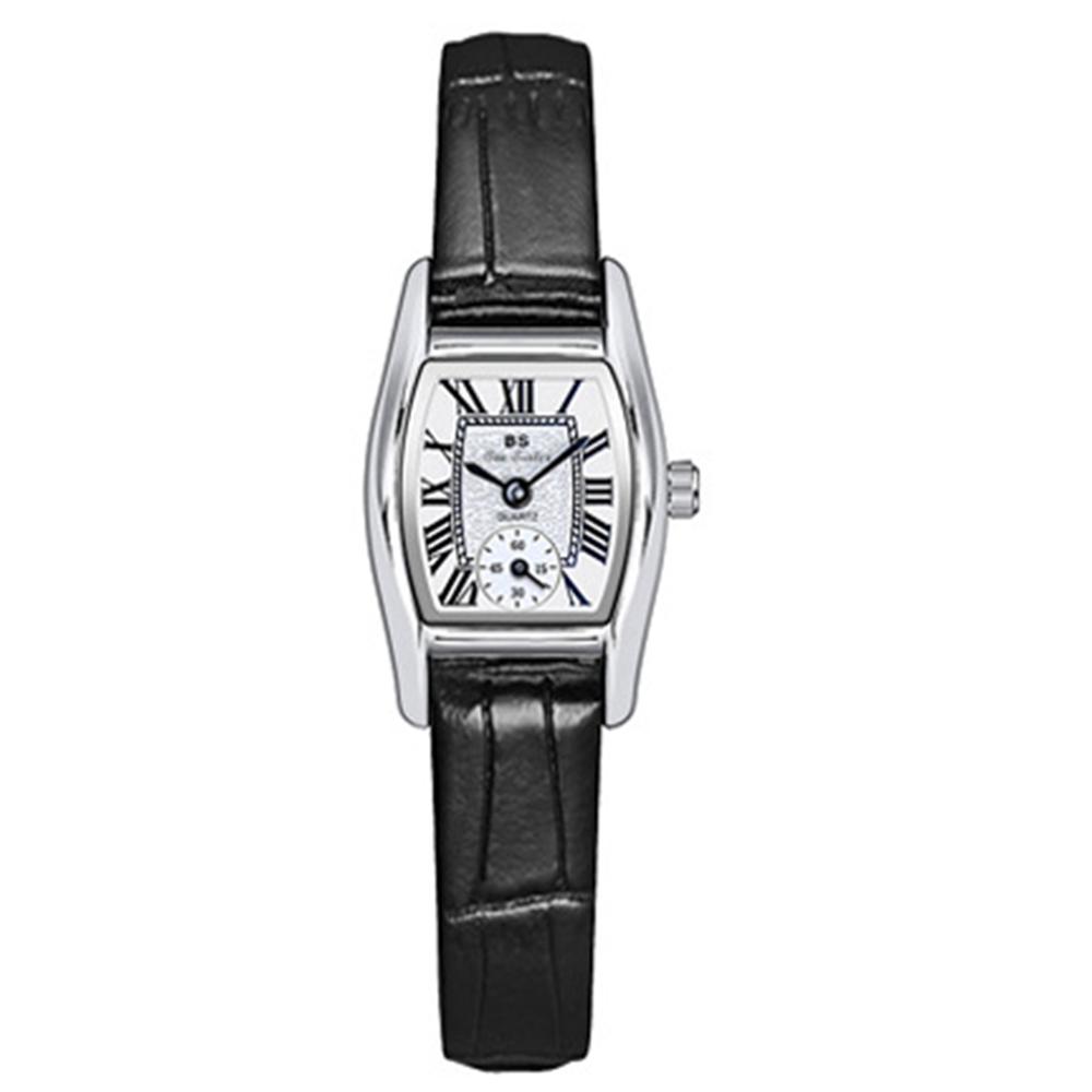 Light Luxury Leather Strap Women's Quartz Watches Vintage Women's Wristwatch Wristwatch Waterproof Square Dial Ladies Watch