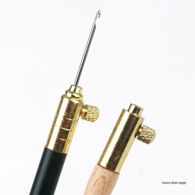 Ultra-Fine Handle Crochet Hook & Needle for Bead & Sequin Embroidery